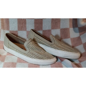 Steven by Steve Madden Katia Sneakers Women’s 8M Beige Raffia Slip On Loafers